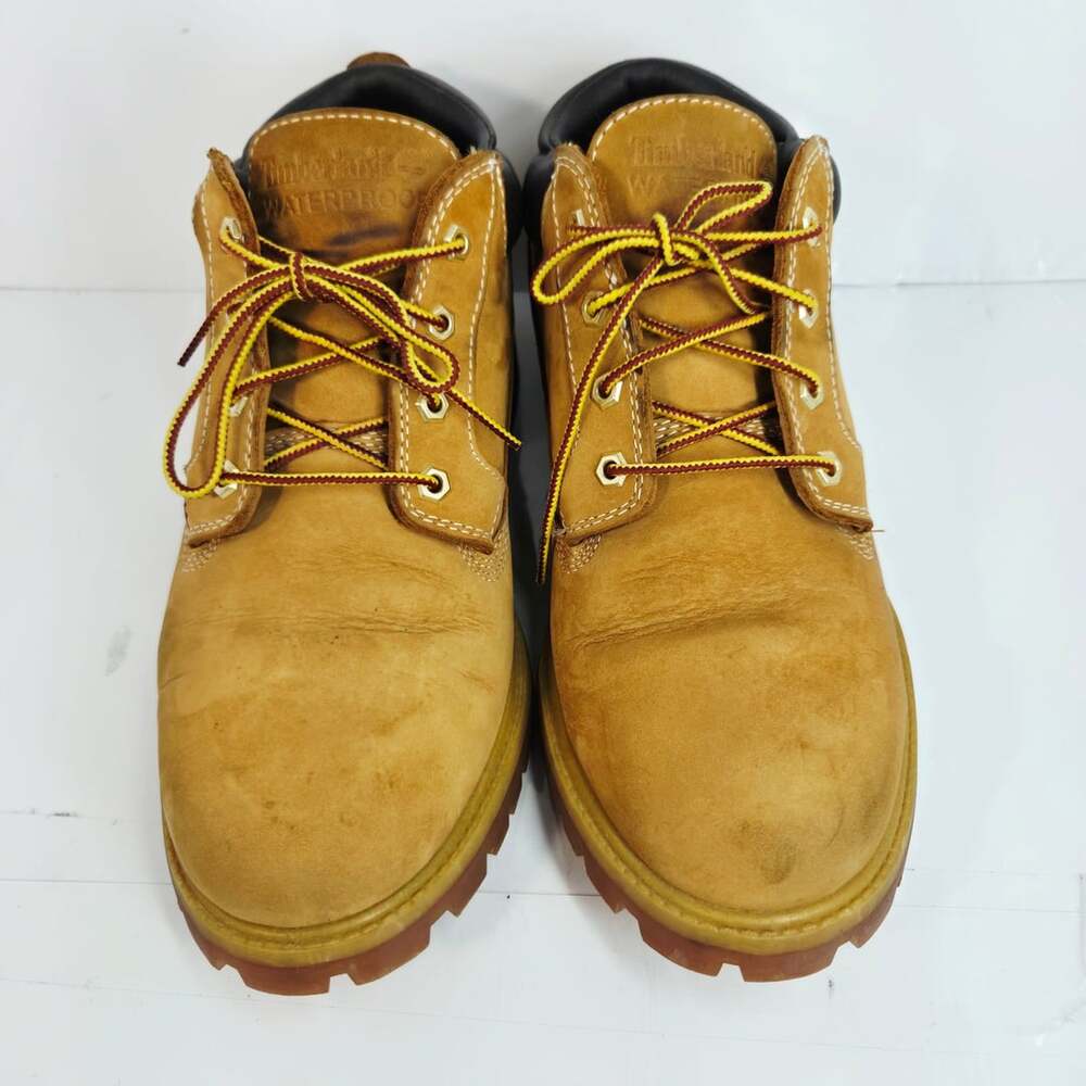 Timberland Waterproof Chukka Boots Size 10.5 Wheat Leather